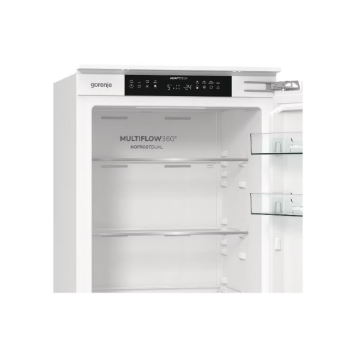 Встраиваемый холодильник Gorenje/ Встраиваемый холодильник Gorenje, полезный объем 243 л, электронное управление, цифровой дисплей, автоматическое размораживание No Frost, быстрое замораживание, интенсивное охлаждение, зона свежести с контролем влажности,