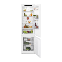 Встраиваемые холодильники  ELECTROLUX/ Холодильник комбинированный, встраиваемый, высота - 1,88 м, ширина - 54 см, глубина - 55 см, сенсорное управление с символьным дисплеем, Динамическая система охлаждения в холодильной камере, система охлаждения в моро