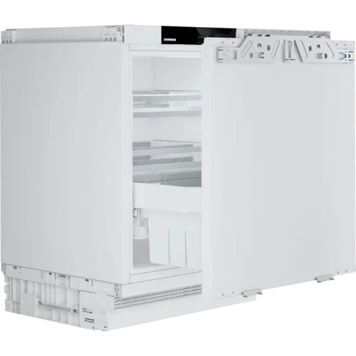 Встраиваемый холодильник Liebherr/ Prime, высота 82-88 см, выдвижная фронтальная дверная секция, без морозильного отделения, сенсорный дисплей Touch&Swipe за дверью, доводчик SoftSystem.