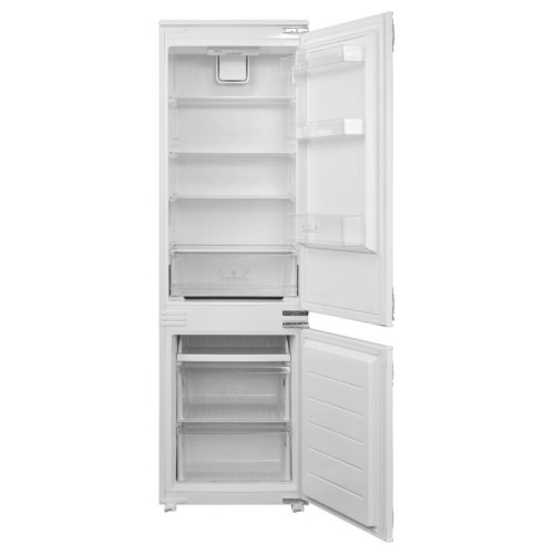 Встраиваемый холодильник KORTING/ Встраиваемый холодильник KORTING, объем 271 л (192+79), электронное управление, индикация температуры, LED подсветка, инверторный компрессор, перенавешиваемые двери, слайдерное крепление, динамическое охлаждение, зона све