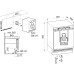 Встраиваемый холодильник Liebherr/ Pure, высота 82-88 см, door-on-door, с морозильным отделением, сенсорная электроника внутри камеры.