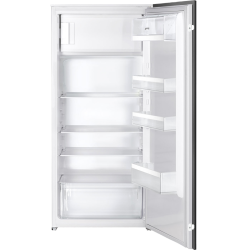 Встраиваемый холодильник SMEG/ Встраиваемый холодильник SMEG, однодверный, полезынй объем 174 л, LED подсветка, внутренняя морозильная камера, электромеханический контроль температуры, стандартный компрессор, энергоэффективность Е, цвет белый