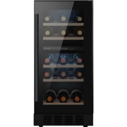 Винный шкаф/ Винный шкаф Weissgauff WWCI-26 DB DualZone 1-нокамерн. черный глянц. (438724)