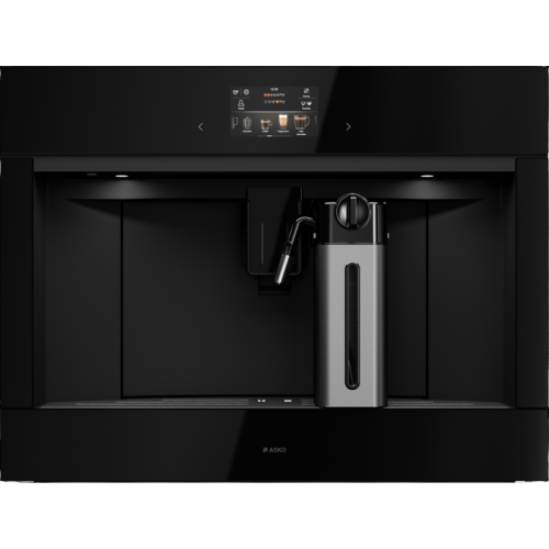 Встраиваемая кофемашина ASKO/ Арт. 745055 ; Встраиваемая кофемашина ASKO, 15 автоматических программ, сенсорный TFT-дисплей, 6 пользовательских профилей, регулировка крепости кофе/температуры, подсветка, давление 15 бар, автоматическая программа очистки о
