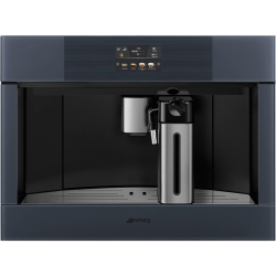 Кофемашина Smeg/ SMEG CMS4104GRU Автоматическая кофемашина, 60 см, высота 45 см, стекло Neptune Grey