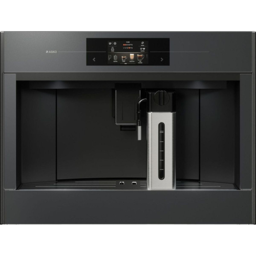 Встраиваемая кофемашина ASKO/ Встраиваемая кофемашина ASKO, Арт. 740608 ; серия Elements, автоматическая, встраиваемая, 45.6 х 59.7 х 47, сенсорное управление, цифровой дисплей, объем отсека для воды 2.5 л., цвет серый
