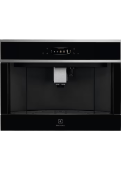 Встраиваемая кофемашина ELECTROLUX/ Кофе-машина автоматическая, сенсорное управление, цвет нержавеющая сталь и черный