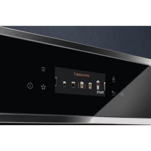 Встраиваемая кофемашина ELECTROLUX/ Кофе-машина автоматическая, сенсорное управление, цвет нержавеющая сталь и черный