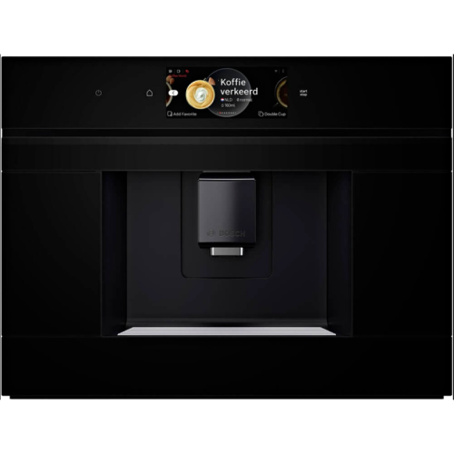 Встраиваемая кофемашина Bosch/ Встраиваемая кофемашина Bosch CTL7181B0 Встраиваемая кофемашина с ф-ей Home Connect, чёрный, 20 бар, 1500 Вт, дисплей, 9 рецептов,One Touch