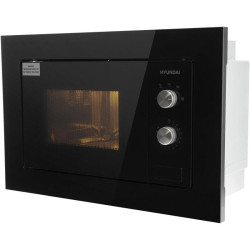 Микроволновая печь/ Микроволновая печь Hyundai HBW 2030S BG 20л. 800Вт черный (встраиваемая)