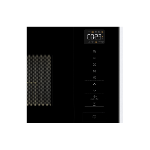 Встраиваемая микроволновая печь Gorenje/ Встраиваемая микроволновая печь Gorenje, 20 л, 5 уровней мощности, 8 автопрограмм, сенсорное управление, дисплей, гриль, поворотный стол, AquaClean, автоменю цвет черный