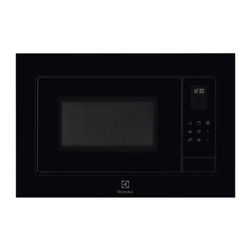 Встраиваемая микроволновая печь ELECTROLUX/ Микроволновая печь с грилем, объем 25 л., высота 390 мм, цвет черный