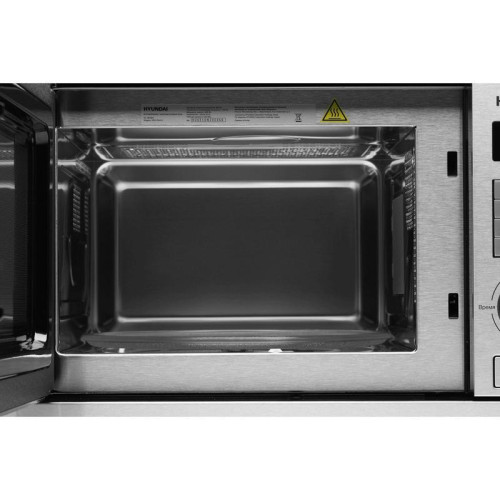 Микроволновая печь/ Микроволновая печь Hyundai HBW 2544 IX 25л. 900Вт серебристый (встраиваемая)