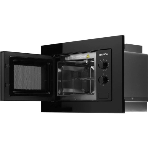 Микроволновая печь/ Микроволновая печь Hyundai HBW 2030 BG 20л. 800Вт черный (встраиваемая)