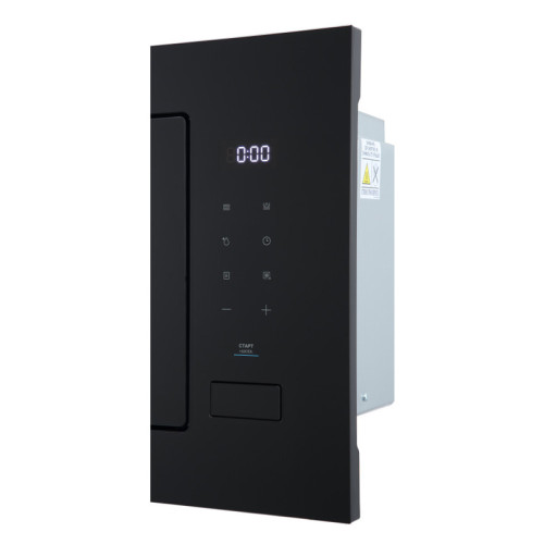 Встраиваемая микроволновая печь Midea/ MDK/Встраиваемая микроволновая печь Midea, объем 20 л, мощность 800 Вт (мощность гриля 1000 Вт), электронное управление, 8 автоматических программ, 5 уровней мощности, таймер, размораживание, цвет черное стекло