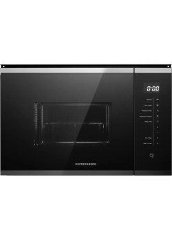 Встраиваемая микроволновая печь Kuppersberg/ Встраиваемая микроволновая печь Kuppersberg, High-Tech, 25 л, мощность 900 Вт, кварцевый гриль, поворотный стол, 5 уровней мощности, 8 автоматических программ, размораживание, сенсорное управление, дисплей, цве
