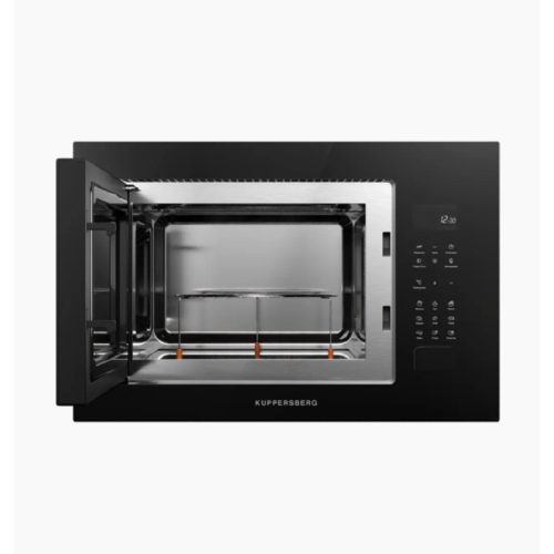 Встраиваемая микроволновая печь Kuppersberg/ Встраиваемая микроволновая печь Kuppersberg, High-Tech, 25 л, мощность 900 Вт (мощность гриля 1200 Вт), кварцевый гриль, 5 уровней мощности, 8 автоматических программ, размораживание, сенсорное управление, дисп