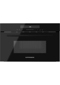 Встраиваемая микроволновая печь Kuppersberg/ Встраиваемая микроволновая печь Kuppersberg, High-Tech, 34 л, гриль, 5 уровней мощности, 8 автоматических программ, многофункциональный таймер, размораживание, сенсорное управление, блокировка от детей, поворот