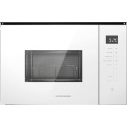 Встраиваемая микроволновая печь Kuppersberg/ Встраиваемая микроволновая печь Kuppersberg, объем 25 л, мощность 900 Вт, 5 уровней мощности, гриль, 8 автоматических программ, размораживание, сенсорное управление, цвет белый
