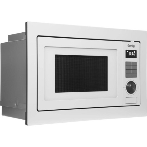 Микроволновая печь/ Микроволновая печь Domfy DM2540BW WG 25л. 900Вт белый (встраиваемая)