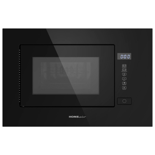 Печь микроволновая электрич. HOMSair MOB205GB/ встраиваемая, 20 л., сенсорные переключатели, 700 Вт, черная