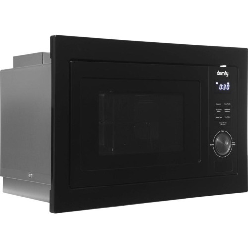 Микроволновая печь/ Микроволновая печь Domfy DM2540BW BG 25л. 900Вт черный (встраиваемая)