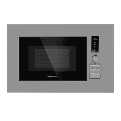 Встраиваемая микроволновая печь MAUNFELD/ Встраиваемая микроволновая печь MAUNFELD JBMO820GS01 Микроволновая печь встраиваемая, объем 20 л, 6 режимов, максимальная мощность 1080 Вт, таймер, цвет нержавеющая сталь