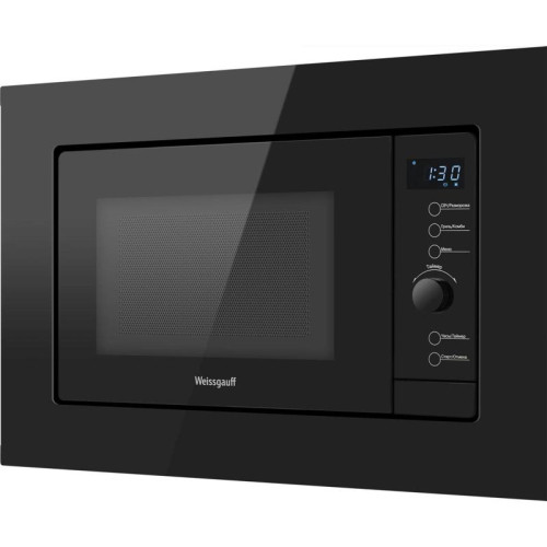 Микроволновая печь встраиваемая/ Микроволновая печь встраиваемая WEISSGAUFF 20L HMT-620 BG GRILL