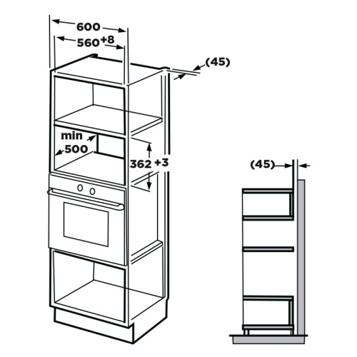 Встраиваемая микроволновая печь Midea/ MDK/Встраиваемая микроволновая печь Midea, объем 20 л, мощность 800 Вт (мощность гриля 1000 Вт), электронное управление, 8 автоматических программ, 5 уровней мощности, таймер, размораживание, цвет черное стекло