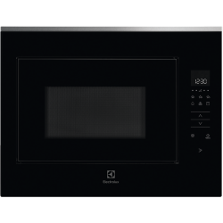 Встраиваемая микроволновая печь ELECTROLUX/ Встраиваемая микроволновая печь с грилем, объем 25 л., высота 459 мм, цвет черный/нерж.cталь