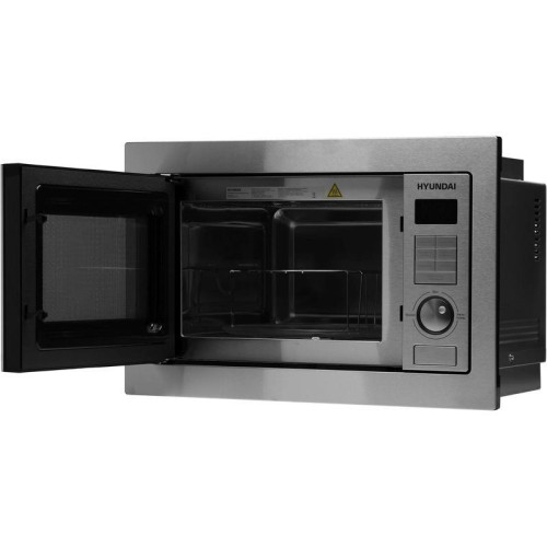 Микроволновая печь/ Микроволновая печь Hyundai HBW 2544 IX 25л. 900Вт серебристый (встраиваемая)