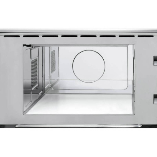 Встраиваемая микроволновая печь SMEG/ Встраиваемая микроволновая печь SMEG, Coloniale, поворотные переключатели, таймер, объем 23 л, цвет антрацит