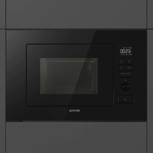 Встраиваемая микроволновая печь Gorenje/ Встраиваемая микроволновая печь Gorenje, 20 л, 5 уровней мощности, 8 автопрограмм, электронное управление/утапливаемый переключатель, дисплей, гриль, поворотный стол, пошаговое приготовление, быстрый старт, цвет че Встраиваемая микроволновая печь Gorenje/ Встраиваемая микроволновая печь Gorenje, 20 л, 5 уровней мощности, 8 автопрограмм, электронное управление/утапливаемый переключатель, дисплей, гриль, поворотный стол, пошаговое приготовление, быстрый старт, цвет че