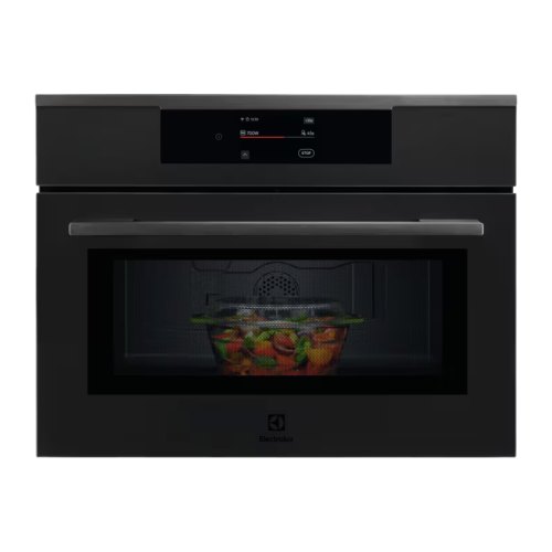 Встраиваемая микроволная печь Electrolux/ Встраиваемая СВЧ, микроволны и гриль, объем 44 л, выходная мощность микроволн 1000 Вт,гриля 1200 Вт, управление электронное, автоприготовление, авторазмораживание, цвет черный