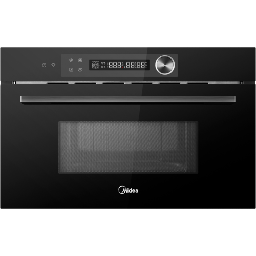 Встраиваемая микроволновая печь Midea/ MDK/Встраиваемая микроволновая печь Midea, 60 см, 34 л, 8 программ, сенсорное управление, мощность 900 Вт, дисплей, цвет черный