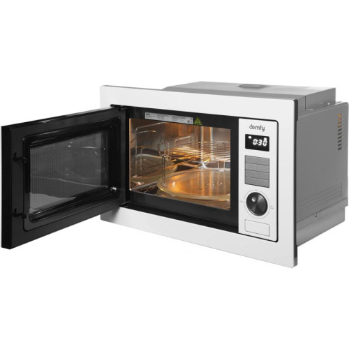Микроволновая печь/ Микроволновая печь Domfy DM2540BW WG 25л. 900Вт белый (встраиваемая)