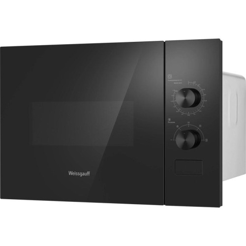 Микроволновая печь/ Микроволновая печь Weissgauff HMT-456 20л. 600Вт черный (встраиваемая)