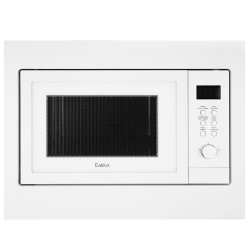 встраиваемая микроволновая печь с грилем, 25 л, номинальная входная мощность микроволны 1450 Вт,  выходная мощность микроволны 900 Вт, гриль 1000 Вт, дисплей Snow White, электронное управление, 8 автоматических программ, разморозка по весу и времени, комб