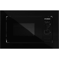 Микроволновая печь/ Микроволновая печь Hyundai HBW 2030 BG 20л. 800Вт черный (встраиваемая)