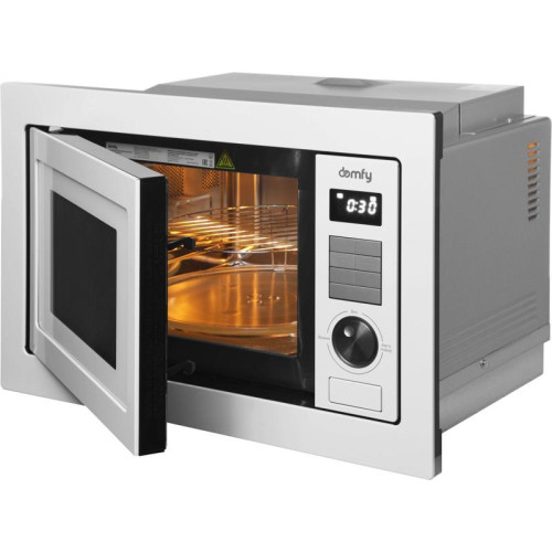 Микроволновая печь/ Микроволновая печь Domfy DM2540BW WG 25л. 900Вт белый (встраиваемая)