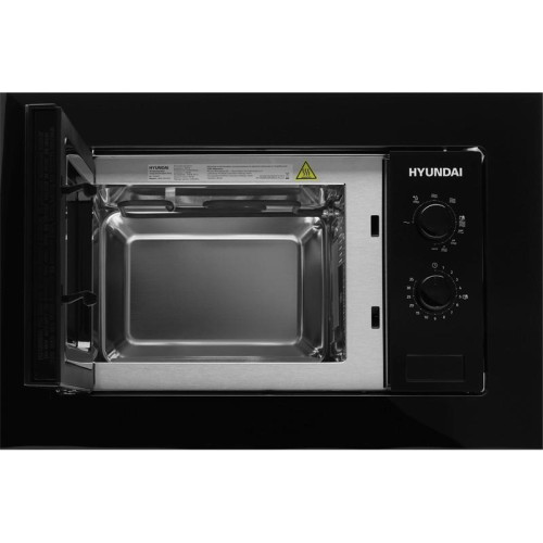 Микроволновая печь/ Микроволновая печь Hyundai HBW 2030 BG 20л. 800Вт черный (встраиваемая)