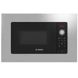 Микроволновая печь/ Микроволновая печь Bosch BFL623MS3 20л. 800Вт черный/серебристый (встраиваемая)