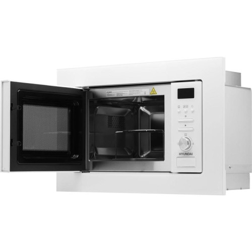Микроволновая печь/ Микроволновая печь Hyundai HBW 2040 WG 20л. 800Вт белый (встраиваемая)