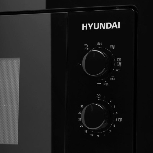 Микроволновая печь/ Микроволновая печь Hyundai HBW 2030 BG 20л. 800Вт черный (встраиваемая)