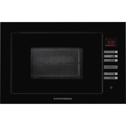 Встраиваемая микроволновая печь Kuppersberg/ Встраиваемая, 18 л, High-Tech, 700 Вт, 8 программ, черный цвет