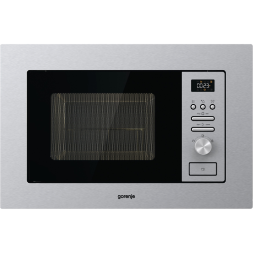 Встраиваемая микроволновая печь GORENJE/ Встраиваемая микроволновая печь GORENJE BM201AG1X Встраиваемая микроволновая печь с грилем, Тип управления: Электронное управление, Цифровой дисплей, Приготовление на разных уровнях мощности, Нагревательный элемент