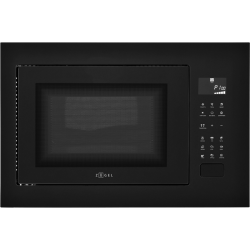 Встраиваемая микроволновая печь ZUGEL/ Встраиваемая микроволновая печь ZUGEL, ВхШхГ 39х59.5х36.8 см, сенсорное управление, объем 25 л, мощность 1400 Вт, 9 уровней мощности, 9 автоматических программ, поворотный стол, гриль, разморозка, таймер, цвет черный
