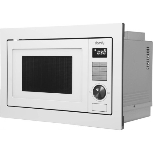 Микроволновая печь/ Микроволновая печь Domfy DM2540BW WG 25л. 900Вт белый (встраиваемая)