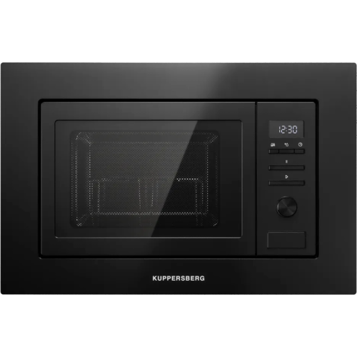 Встраиваемая микроволновая печь Kuppersberg/ Встраиваемая микроволновая печь Kuppersberg, объем 20 л, мощность 800 Вт, 5 уровней мощности, гриль, 8 автоматических программ, размораживание, кнопочное управление/утапливаемый поворотный переключатель, цвет ч