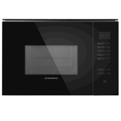 Встраиваемая микроволновая печь/ Встраиваемая микроволновая печь MBMO925SGB09 25 л, 8 режимов, 1450 Вт, гриль, сенсорное управление, цвет черный